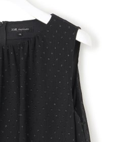 23区 L 【APPLAUDIR】ドットシアークレープ ドレス
