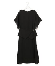 23区 S 【APPLAUDIR】シフォンジョーゼット コンビドレス