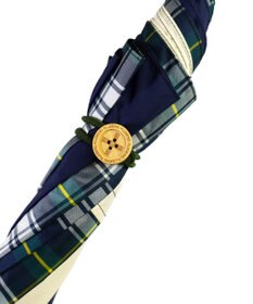 +RING 【UPF50＋】【限定/日本製】晴雨兼用傘（長ショート）GRN-CHK SR429