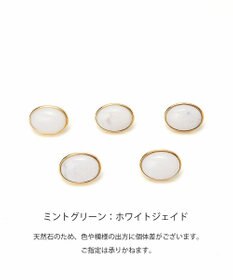 TOPKAPI 【TOPKAPI】gemdrops ジェムドロップ ミニエンボスレザー 天然石 二つ折り 財布