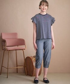 組曲 KIDS 【150-160㎝】 フルーティーボーダーTシャツ