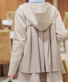 Tiaclasse 【洗える】異素材ドッキングフーディー