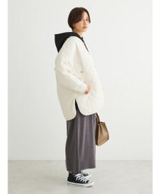 Green Parks キルティングノーカラーブルゾン