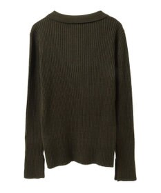 CRAFT STANDARD BOUTIQUE 襟付きニットコンパクトカーディガン