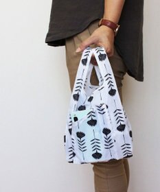 ROOTOTE 0420【直営店限定：エコバッグ】RTG.ルーショッパーミニ.フローラル-A