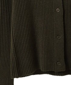 CRAFT STANDARD BOUTIQUE 襟付きニットコンパクトカーディガン