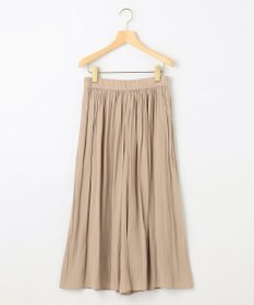 組曲 L 【WEB限定カラーあり】ギャザーライトデシン パンツ