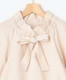 組曲  ギャザーリボン バルーンブラウス