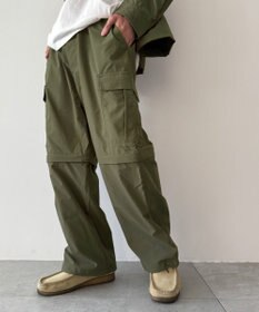 WEGO 【セットアップ対応ITEM】2WAYリップストップカーゴパンツ