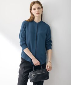ICB 【6/12-6/28期間限定・受注生産】BackSatinAmunzen バンドカラーブラウス