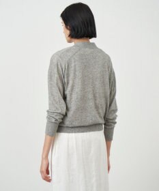 ATON CASHMERE SILK SPUN | Vネックカーディガン