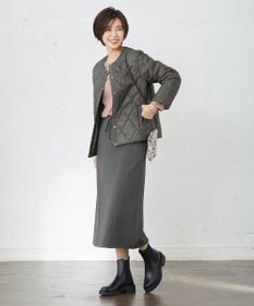 J.PRESS LADIES 【洗える】デュアルウォームポンチ スカート