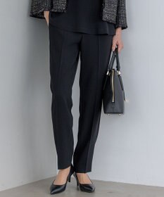 23区 【セットアップ対応】トリアセダブルジョーゼット パンツ