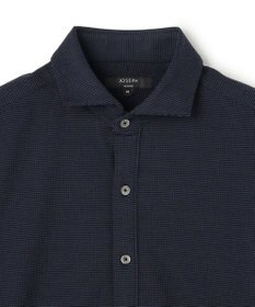 JOSEPH HOMME 【新素材】グリットタックジャージー　ホリゾンタルカラーシャツ