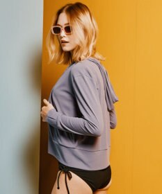 San-ai Resort（三愛水着楽園） 【UPF50＋】　サーマルラッシュパーカー　M・L　【Reir（レイール）】