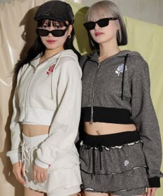 WEGO ティアードビジューミニスカパン