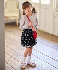 ANY KIDS エナメルハート型 ショルダーバッグ