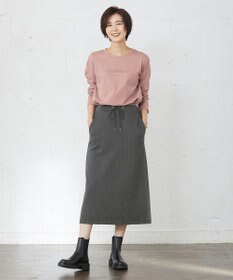 J.PRESS LADIES 【洗える】デュアルウォームポンチ スカート