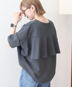 AMERICAN HOLIC 【先行予約】【WEB限定】バックフリル半袖プルオーバー