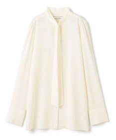 BEIGE， 【WEB限定・洗える】MIRABEAU / 2WAYストレッチボウタイブラウス