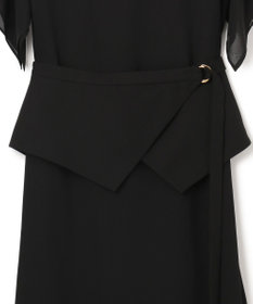 23区 S 【APPLAUDIR】シフォンジョーゼット コンビドレス