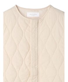 Green Parks ヒョウタンキルトミドル丈ベスト