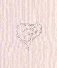 Feroux 【洗える】ワンポイント刺繍Tシャツ