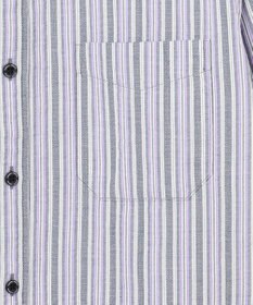 JOSEPH ABBOUD 【キングサイズ・オーガニックコットン使用】 オーガニックコードストライプ シャツ