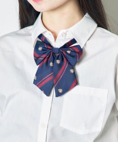 WEGO 【SCHOOLITEM】エンブレム柄スクールリボン