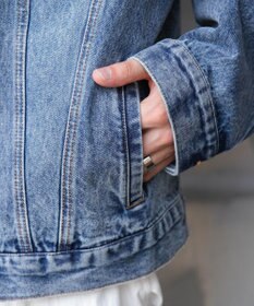 WEGO 【ユニセックス着用ITEM】BIGデニムジャケット
