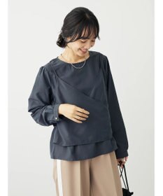 Green Parks レイヤード風ビスチェブラウス