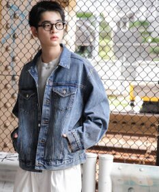WEGO 【ユニセックス着用ITEM】BIGデニムジャケット