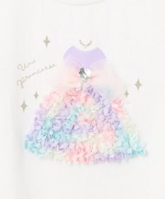 ANY KIDS 接触冷感 しろくま オフショルダー Tシャツ