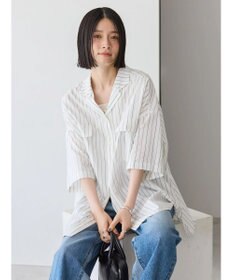 AMERICAN HOLIC 接触冷感＋ＵＶカットＷポケットＢＩＧシャツチュニック