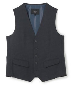 JOSEPH HOMME 新柄【洗える/ストレッチ/シワになりにくい/セットアップ対応可】クールドッツストレッチ ジレ