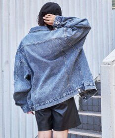 WEGO 【ユニセックス着用ITEM】BIGデニムジャケット