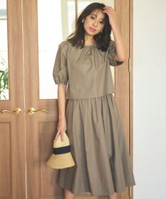 Feroux 【洗える】パフスリーブセット アップ