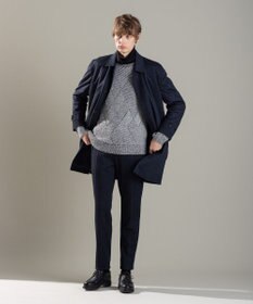 JOSEPH HOMME ビッグジオメトリージャガード　クルーネック