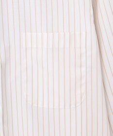 GOTAIRIKU 【形態安定】PREMIUMPLEATS_レギュラーカラー 通年ドレスシャツ（ボーダー）