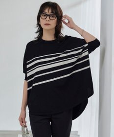 ICB L 【新色追加・接触冷感・UVカット・洗える】 ヴィスコースナイロンハイゲージ 半袖プルオーバー