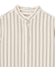 BEIGE， BOWEN / メタル釦ストライプシャツ