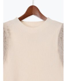 Te chichi スリーブファーニットプルオーバー《2025Autumn catalog item》