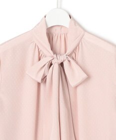 23区 S 【洗える】ドットドビーデシン ブラウス