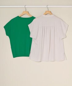 ONWARD Reuse Park スタッフおすすめ！トップスSET商品/サイズ38【23区】ニット春夏×【23区】ブラウス春夏