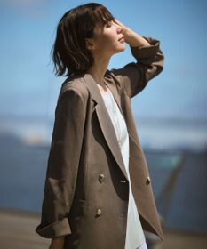 ANY SIS シアーメッシュ ダブルジャケット