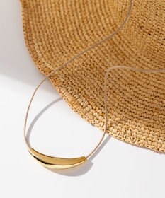 23区 メタルバートップ ネックレス ゴールド系