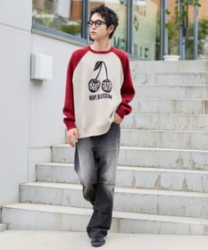 WEGO 【S～Lサイズ展開/ウエスト調整可】パラシュートデニムパンツ