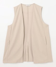 ANY 【洗濯機可】カットジョーゼットジレ