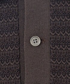 JOSEPH HOMME 【洗える】ジオメトリックボーダー　ポロニット