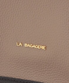LA BAGAGERIE スクエアレザーミニショルダーバッグ